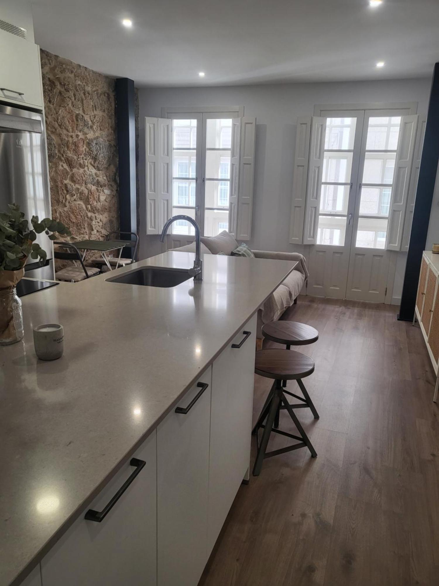 Preciosa Vivienda En El Centro De La Ciudad Apartment A Coruna Luaran gambar